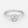 1.5 carat round solitaire engagement ring