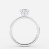 10k white gold round solitaire diamond engagement ring clearance