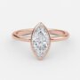 east-west bezel marquise ring