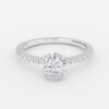 oval diamond anniversary band