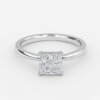 princess cut solitaire engagement rings