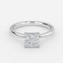 princess cut solitaire engagement rings
