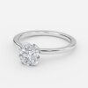 round solitaire diamod ring