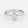 solitaire marquise diamond ring