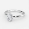 solitaire oval ring