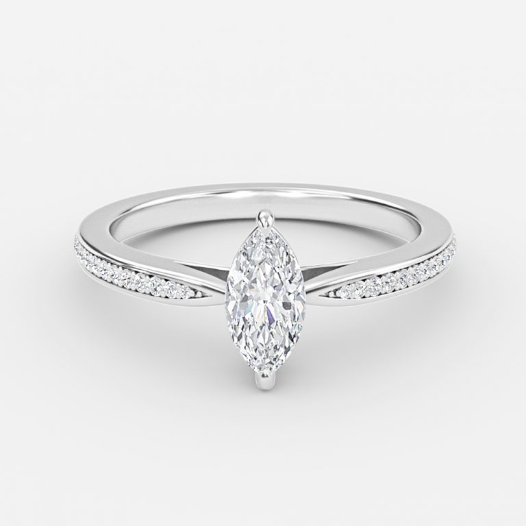 wedding band marquise diamond
