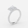 wedding rings princess cut white gold wedding rings princess cut white gold