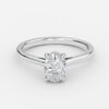oval cut diamond engagement ring
