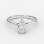pear cut diamond engagement ring