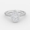 pear diamond ring settings