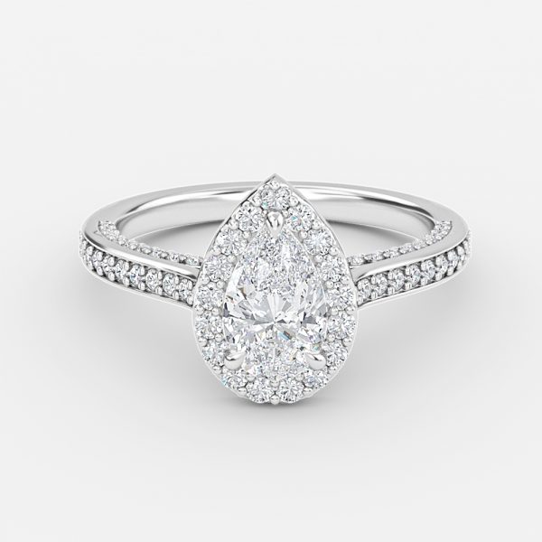 pear diamond ring settings