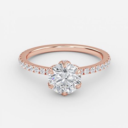 Cengo Round Dainty Engagement Ring Cengo Round Dainty Engagement Ring
