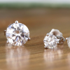 lab grown diamonds stud earrings
