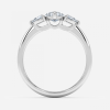 three stone marquise shaped diamond ring