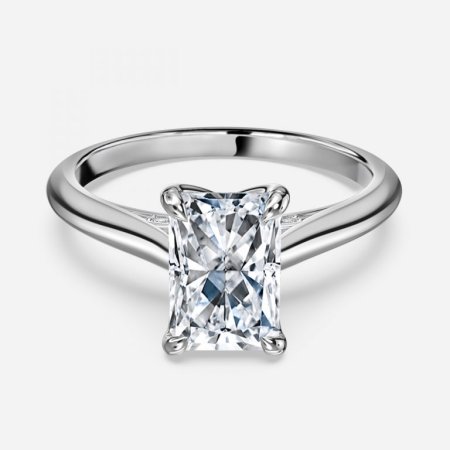 Kensley Radiant Hidden Halo Engagement Ring Kensley Radiant Hidden Halo Engagement Ring