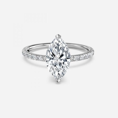 Sahana Marquise Diamond Band Engagement Ring Sahana Marquise Diamond Band Engagement Ring