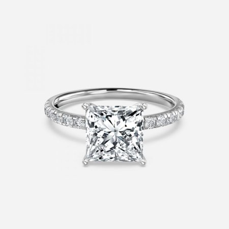 Sahana Princess Diamond Band Engagement Ring Sahana Princess Diamond Band Engagement Ring