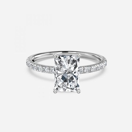 Sahana Radiant Diamond Band Engagement Ring Sahana Radiant Diamond Band Engagement Ring