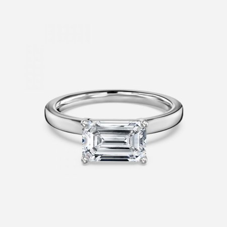 Demi Emerald Solitaire Engagement Ring Demi Emerald Solitaire Engagement Ring