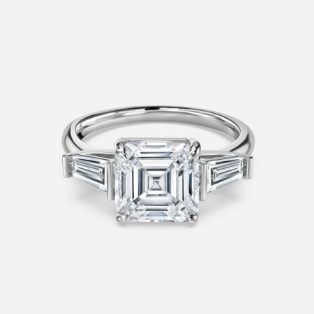 Geraldine Asscher Three Stone Engagement Ring