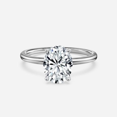 Aisha Oval Solitaire Engagement Ring