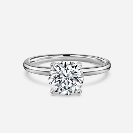 Aisha Round Solitaire Engagement Ring