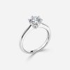 white gold 2.5 carat round cut diamond ring
